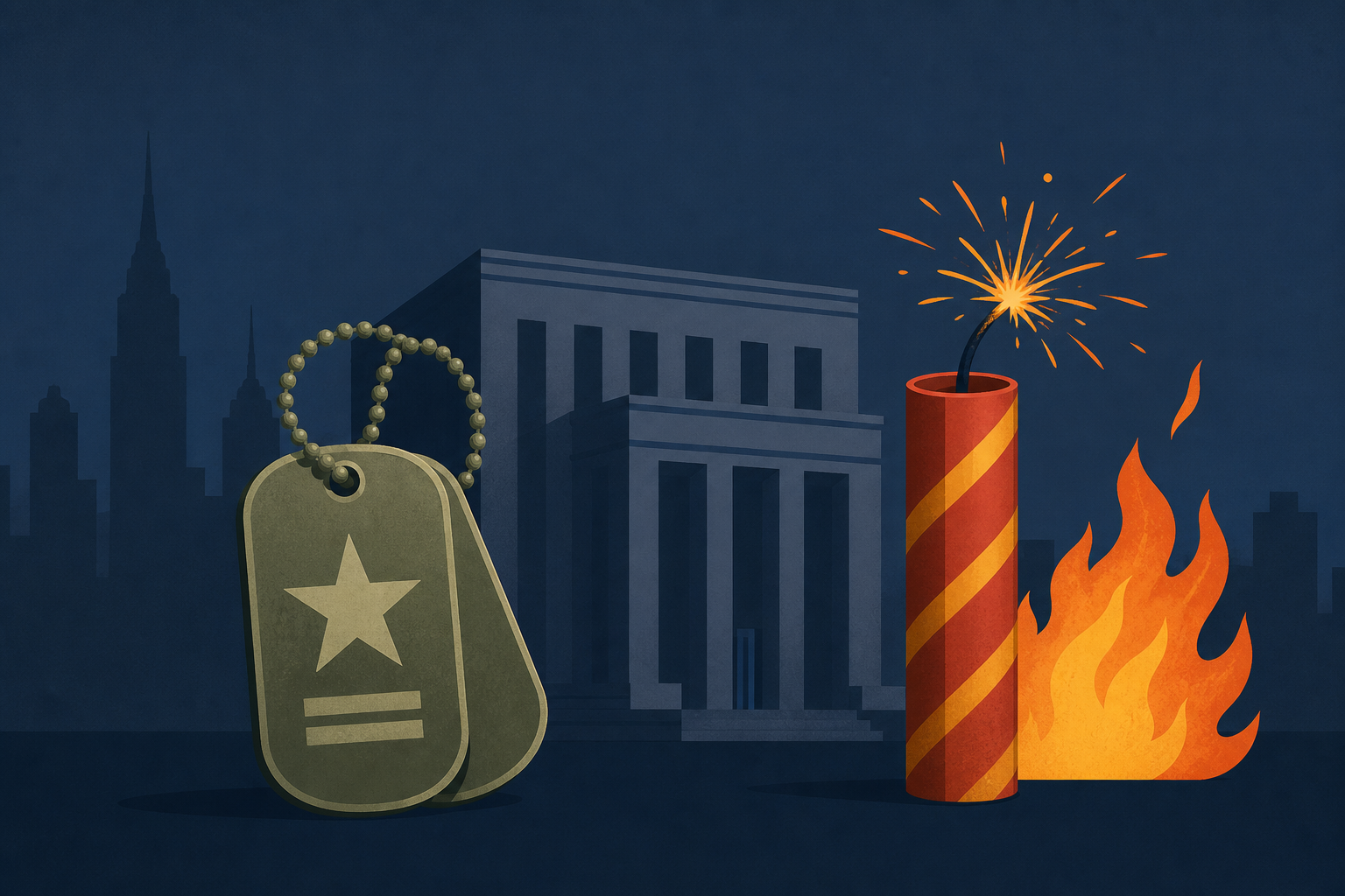 Army veteran arrested for setting off fireworks, igniting fire outside federal building in NYC, FBI says