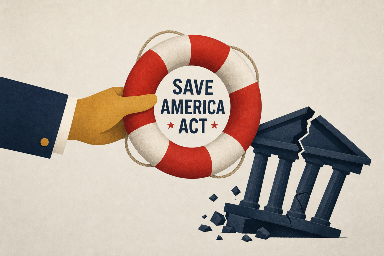 Trump steps in as GOP revolt threatens Johnson's latest SAVE America Act gambit