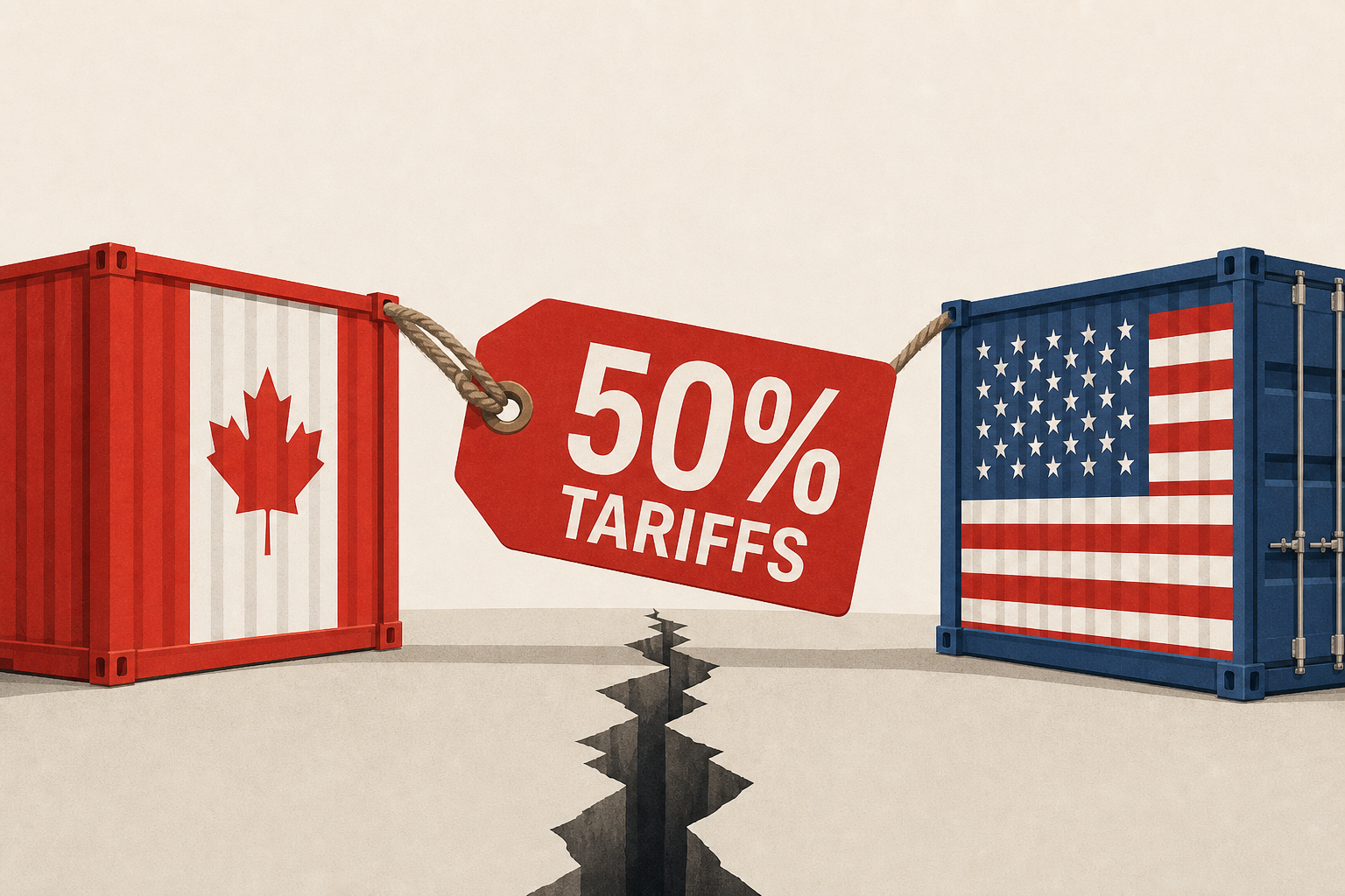 Trump slaps 50% tariffs on Canada goods on trade discrimination claims