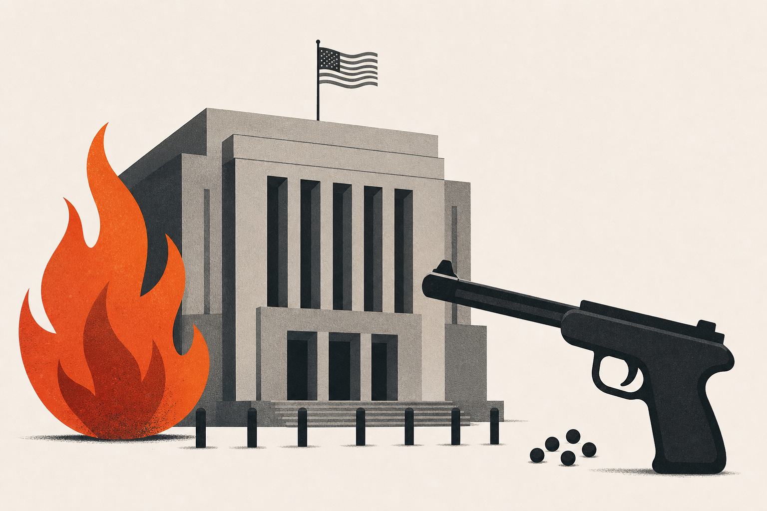 A former U.S. Army soldier started fire outside a NYC federal building and fired a pellet gun, FBI says