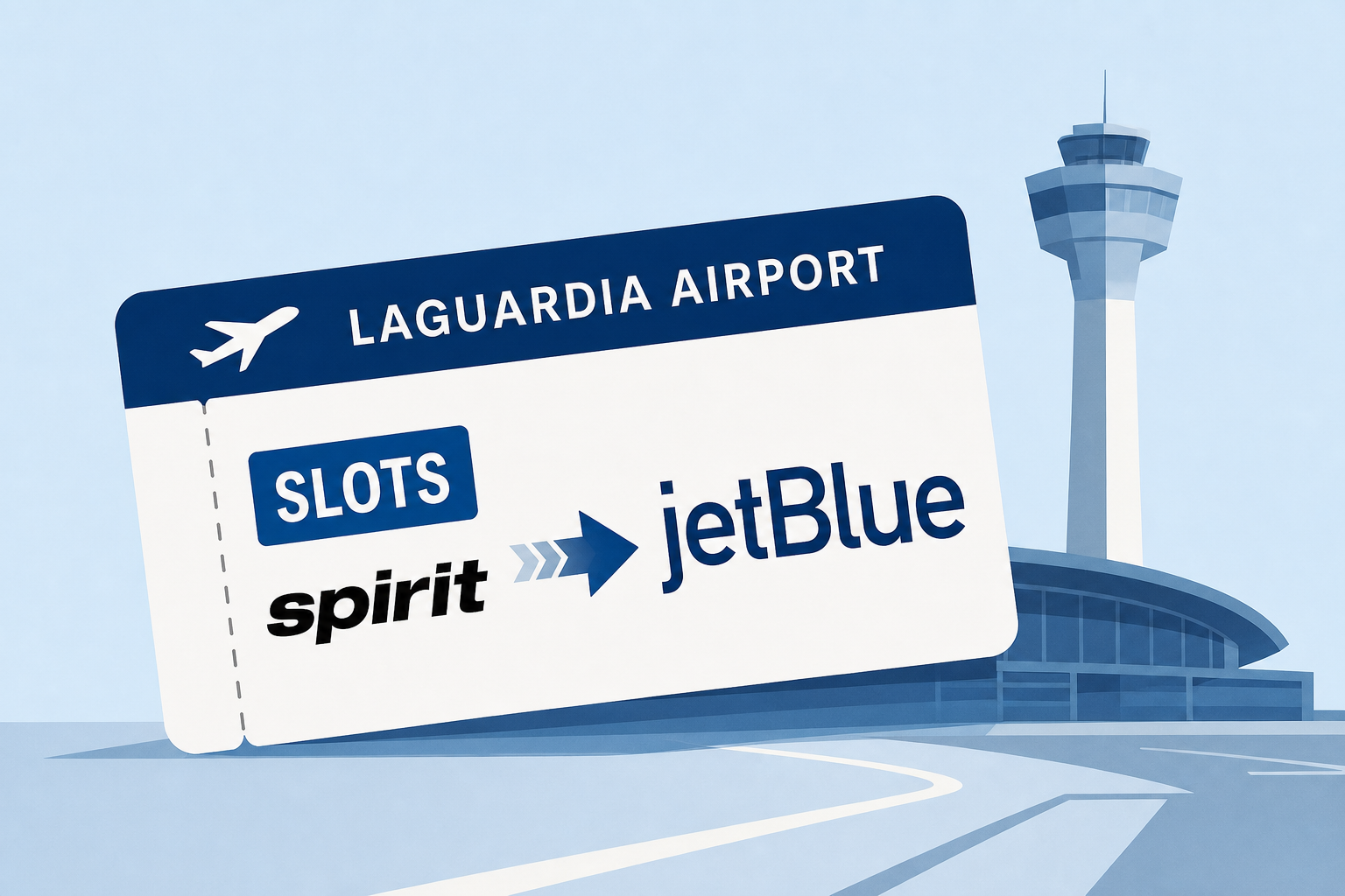 JetBlue wins Spirit Airlines’ coveted slots at LaGuardia Airport in NYC: report