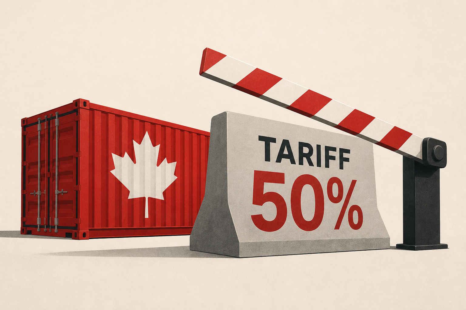 Trump imposes 50% tariff on Canadian imports