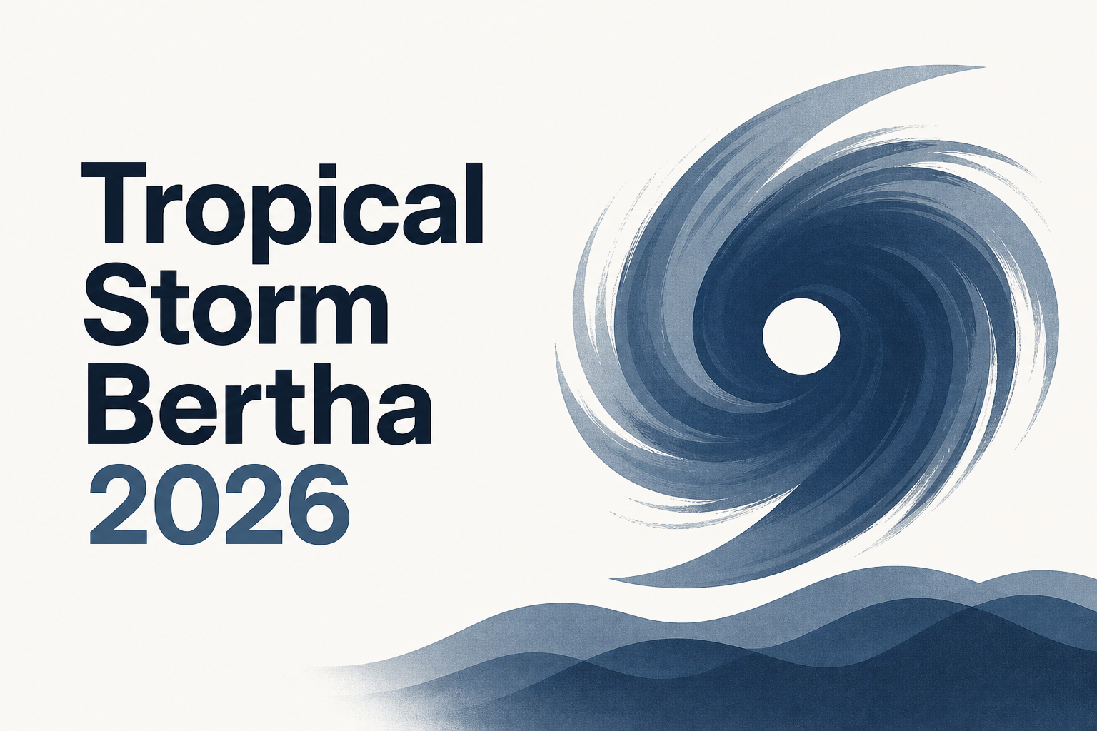 Tropical Storm Bertha 2026