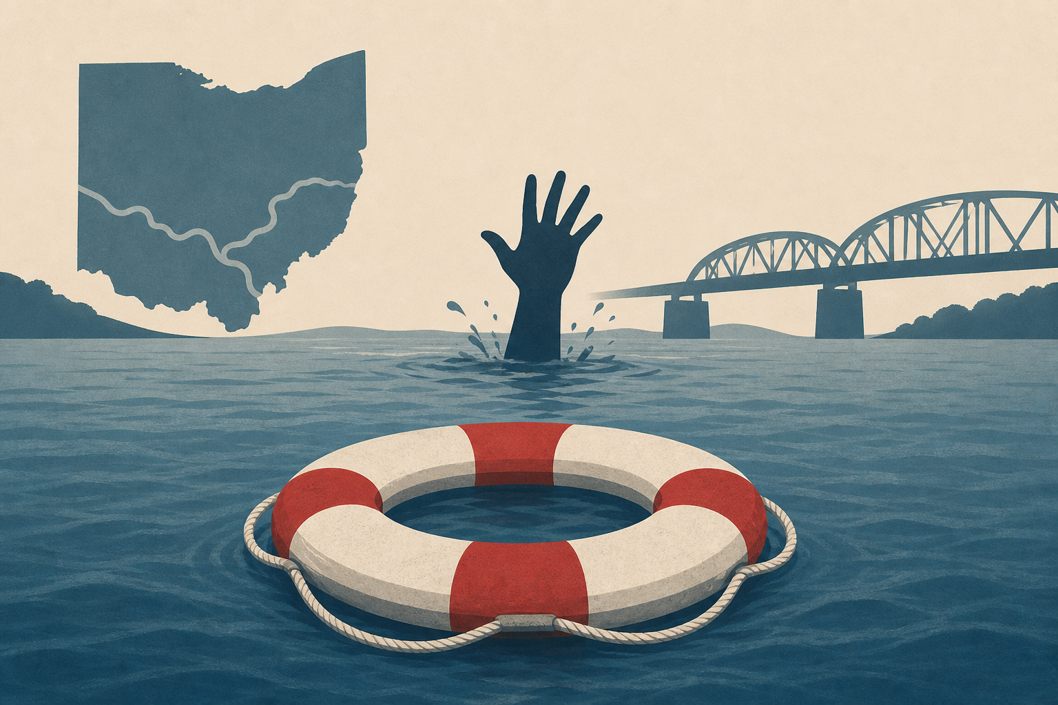 Five people die in attempt to save struggling swimmer in Ohio river