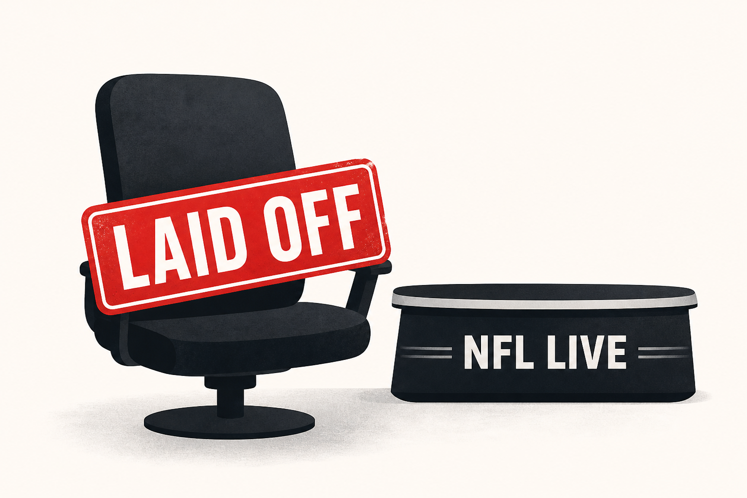 ESPN reportedly lays off analyst Ryan Clark during broadcast of 'NFL Live'