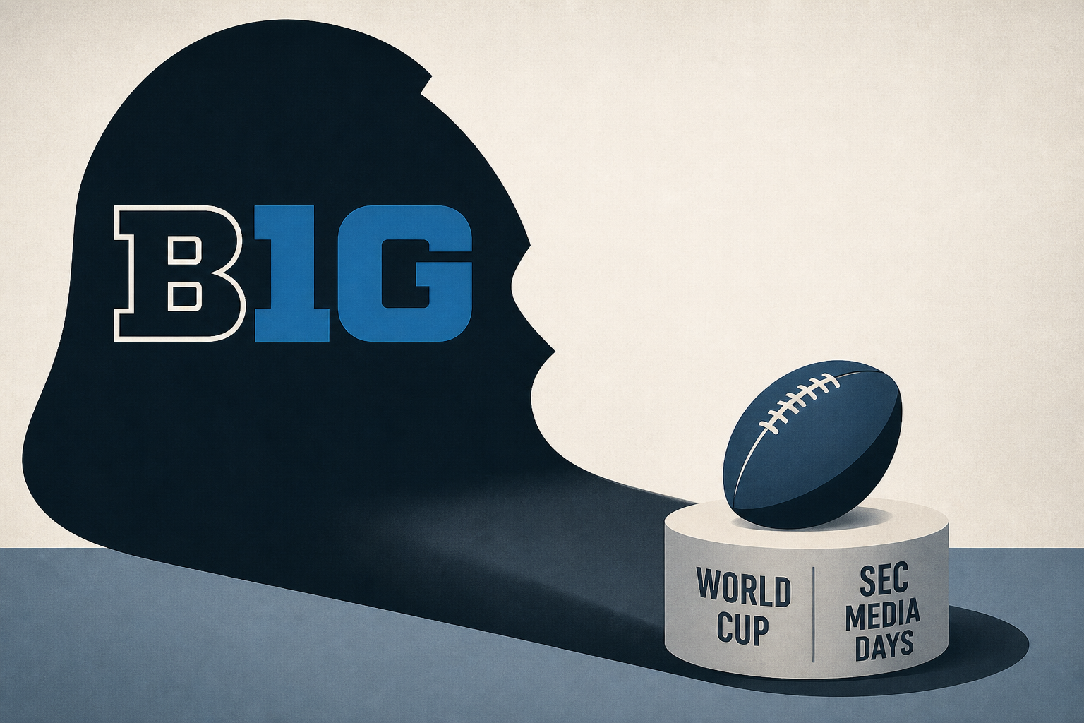 As World Cup ends and SEC football media days begin, the specter of recent Big Ten dominance looms