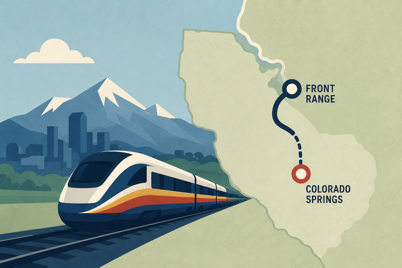 Colorado's new Front Range Passenger Rail train may get second stop in Colorado Springs