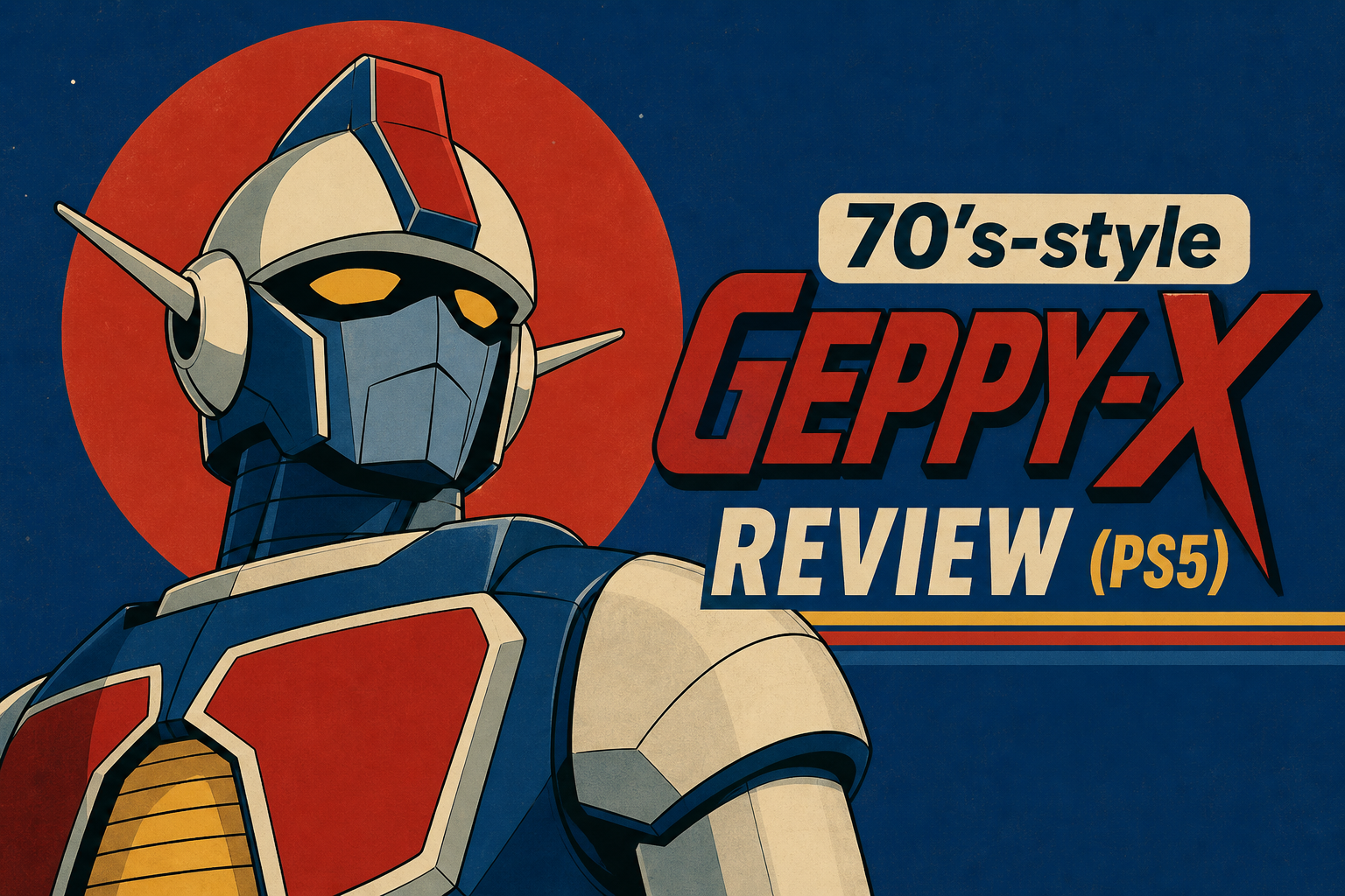 70's-style Robot Anime Geppy-X Review (PS5)