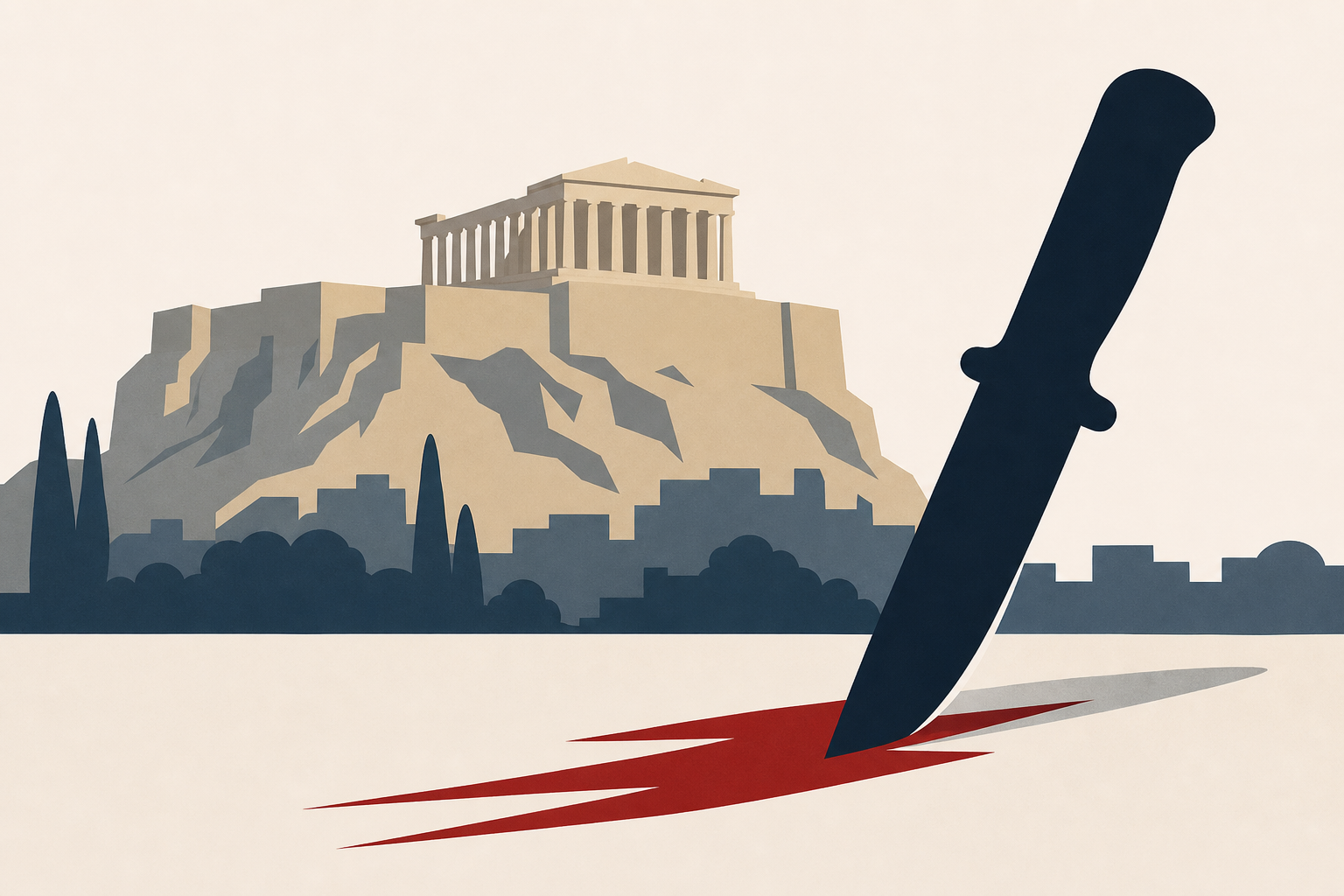 Man stabs and wounds tourists near the Acropolis in Athens, Greece