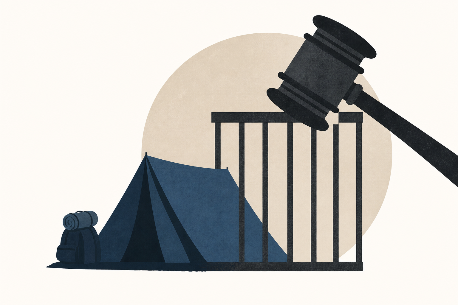 A felony for homeless camping in public? 1 state is making arrests : NPR