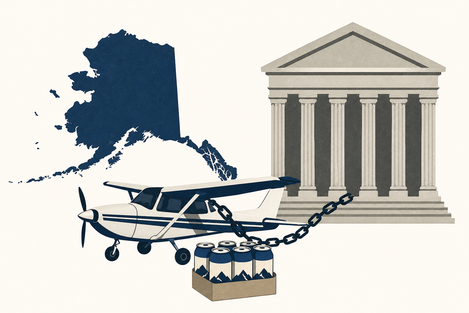 Alaska wants to seize a pilot’s plane over a 6-pack of beer. The Supreme Court will hear his case.