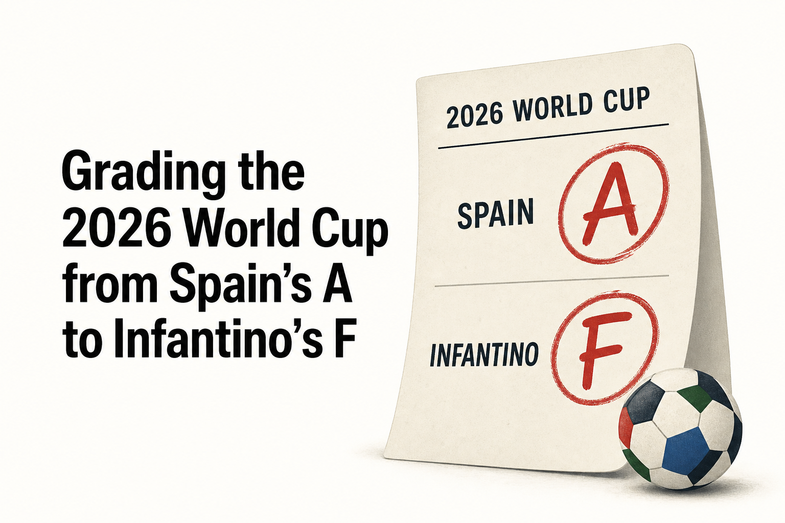 Grading the 2026 World Cup from Spain's A to Infantino's F