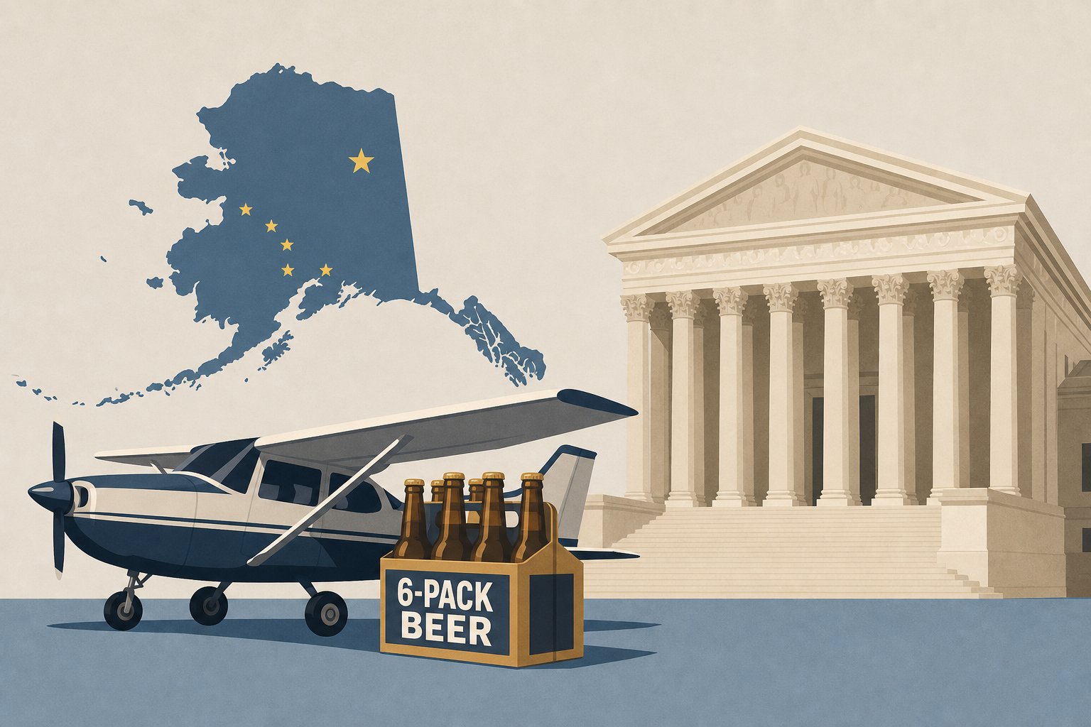 Supreme Court will review Alaska's bid to seize pilot's plane over 6-pack of beer: "This case isn't just about me"