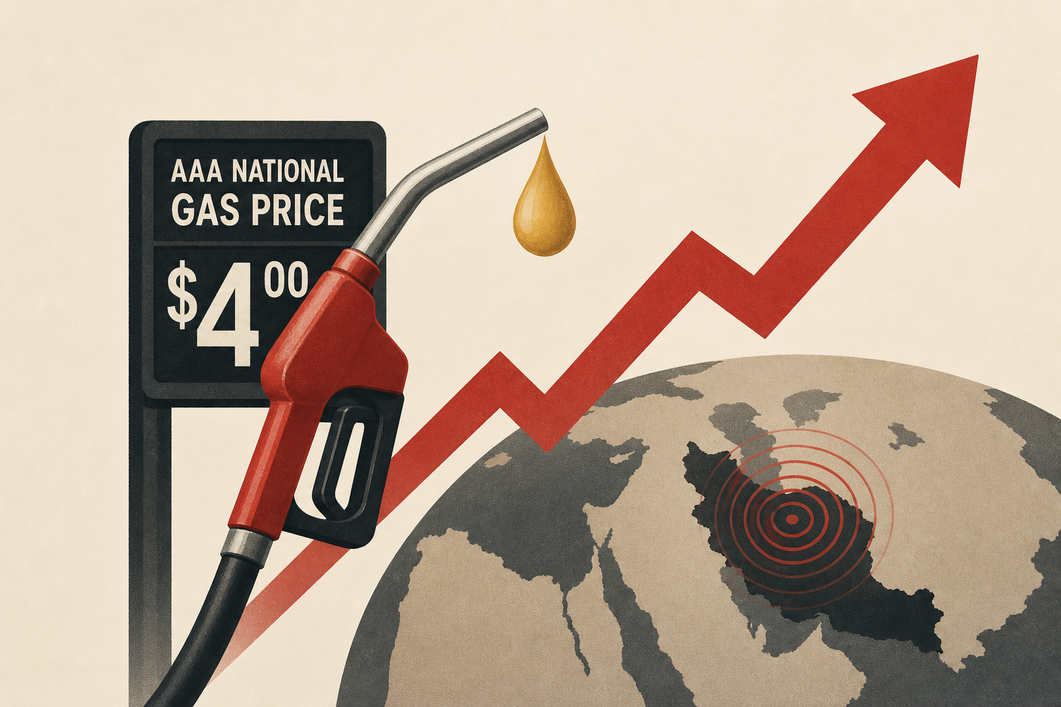 AAA national gas price tops $4 amid renewed US strikes on Iran