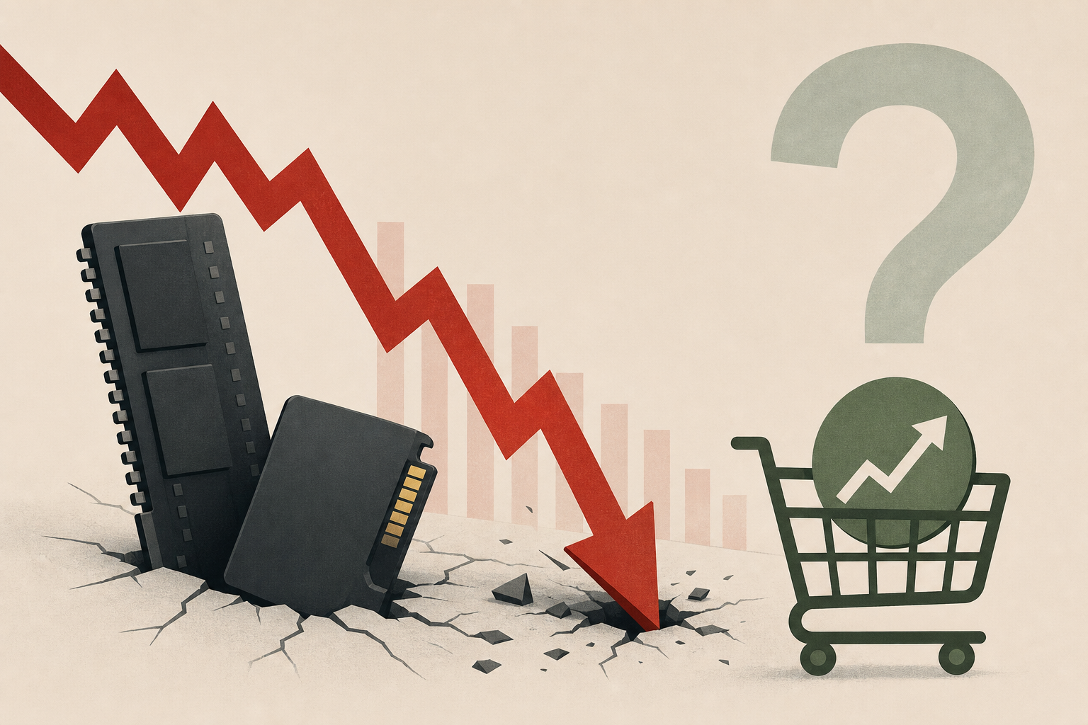 Micron and Sandisk Shares Are Crashing. Is It Time to Buy the Dip?