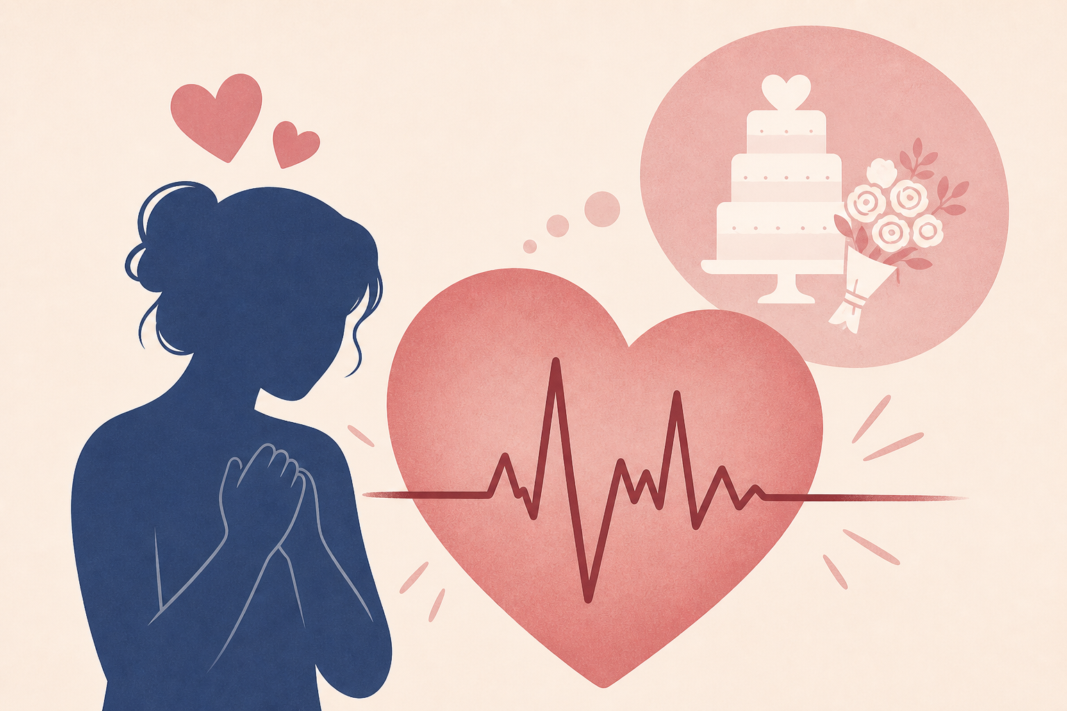 Mom's wedding excitement leads to heart attack-like syndrome