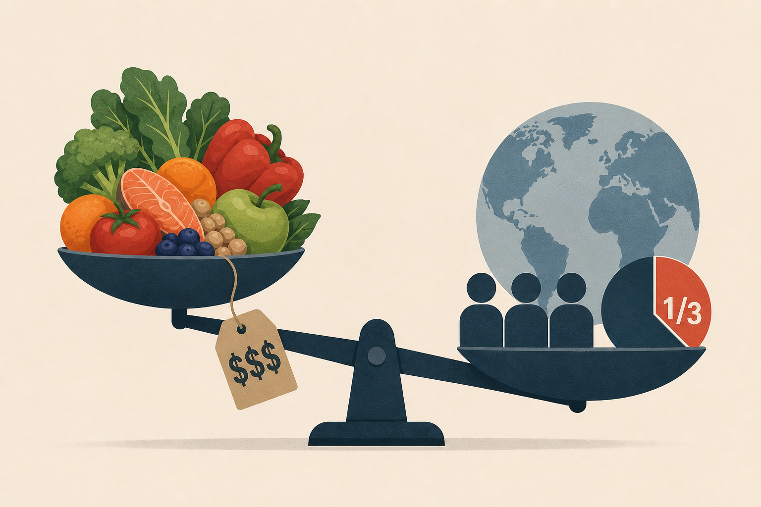 Healthy diet too expensive for one in three people globally, UN report finds