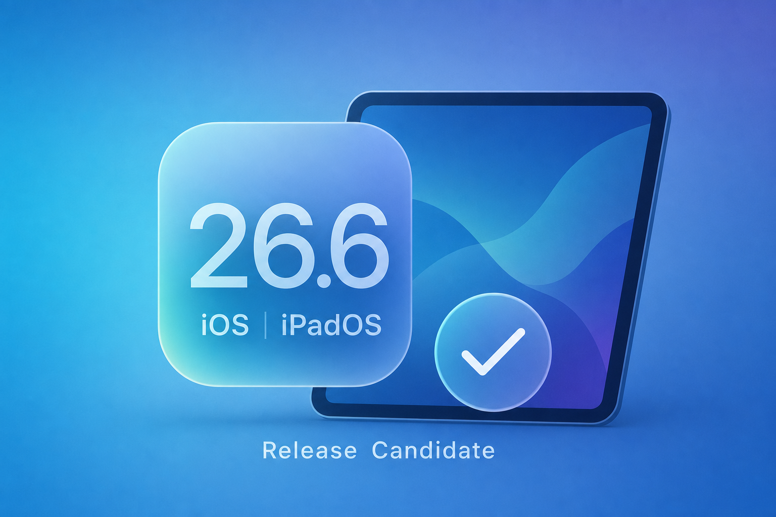 Apple Seeds iOS 26.6 and iPadOS 26.6 Release Candidates