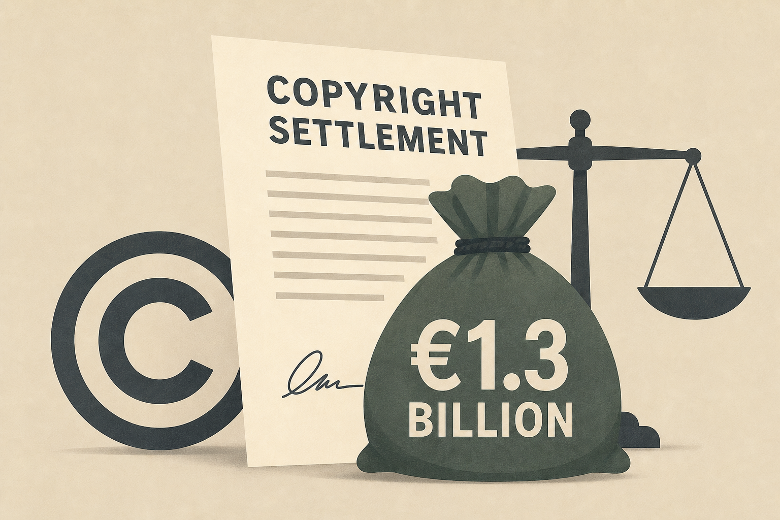 Anthropic to pay €1.3bn in biggest copyright settlement on record
