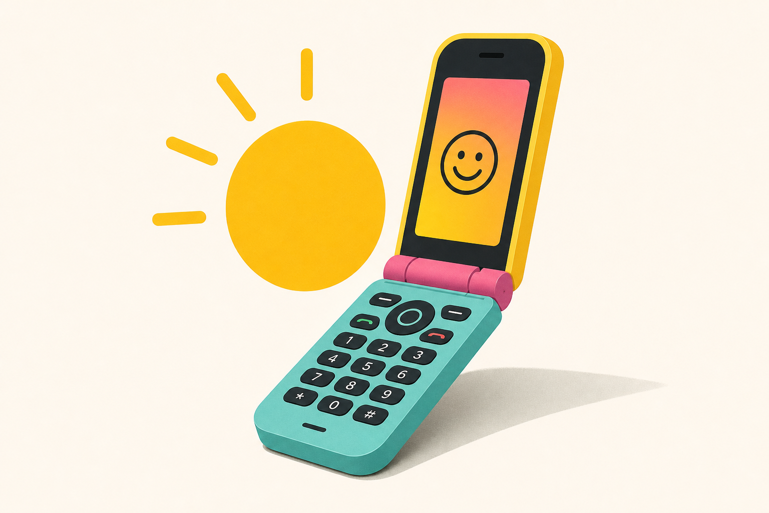 Light made a flip phone - it's colorful and it's cheap
