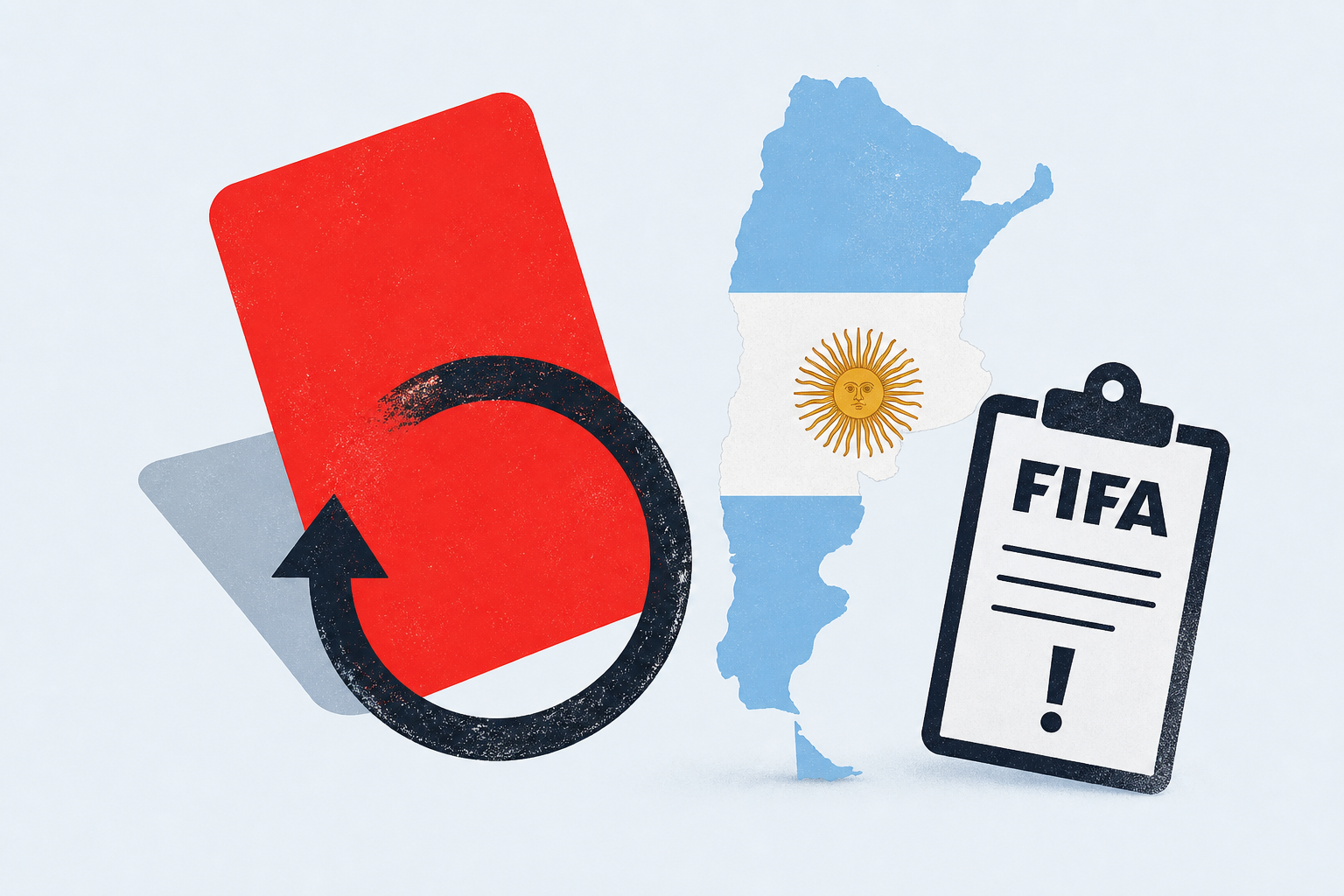 Argentina World Cup Final red card rescinded, face potential FIFA disciplinary action