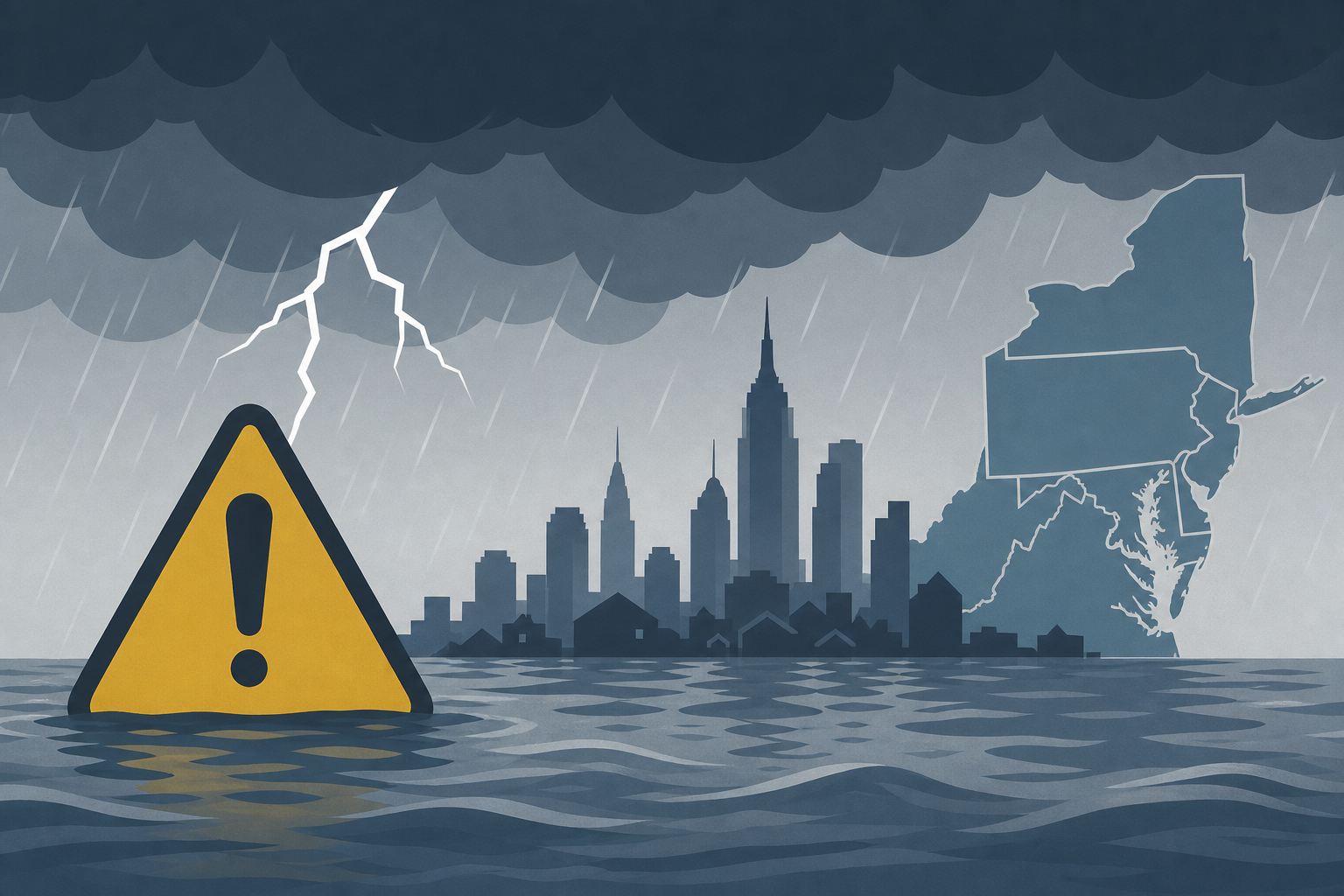 Live updates: Dangerous flooding and severe storms threaten New York City, Mid-Atlantic states