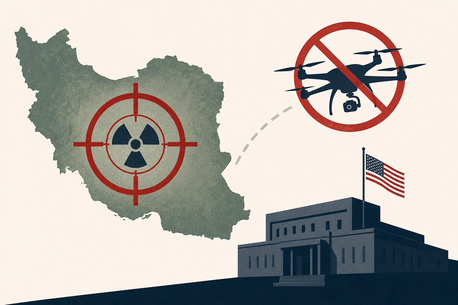 Trump warns US will strike Iran nuclear sites as drones shot down near US consulate