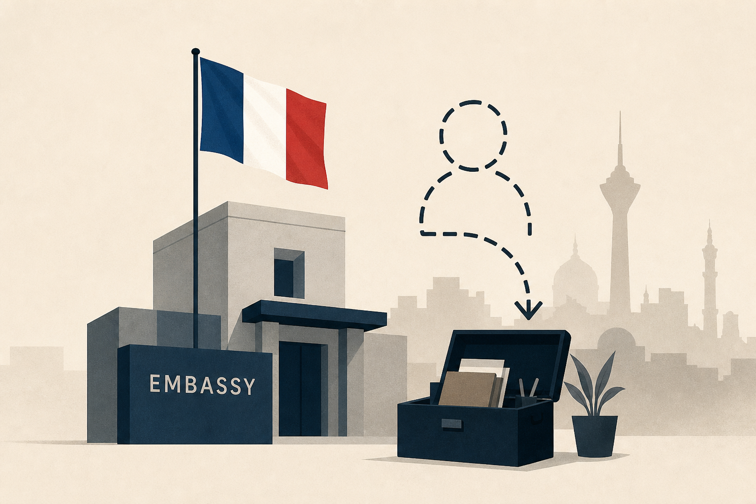 Paris weighs reducing embassy staff in Tehran, source says