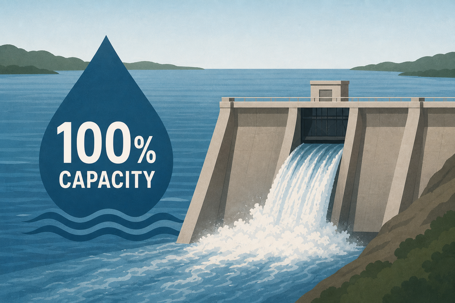 Lake Travis tops 100% capacity, prompting first Mansfield Dam gate release since 2019
