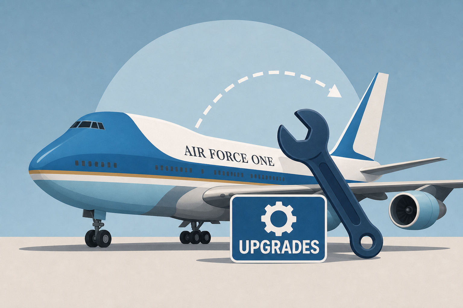 Trump says new Air Force One is being sent for upgrades