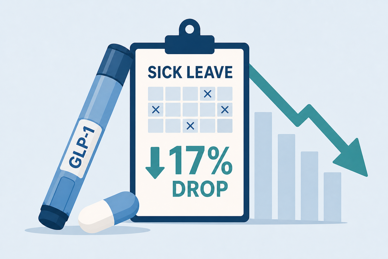 GLP-1 drugs linked to 17% drop in worker sick leave, new economic study finds