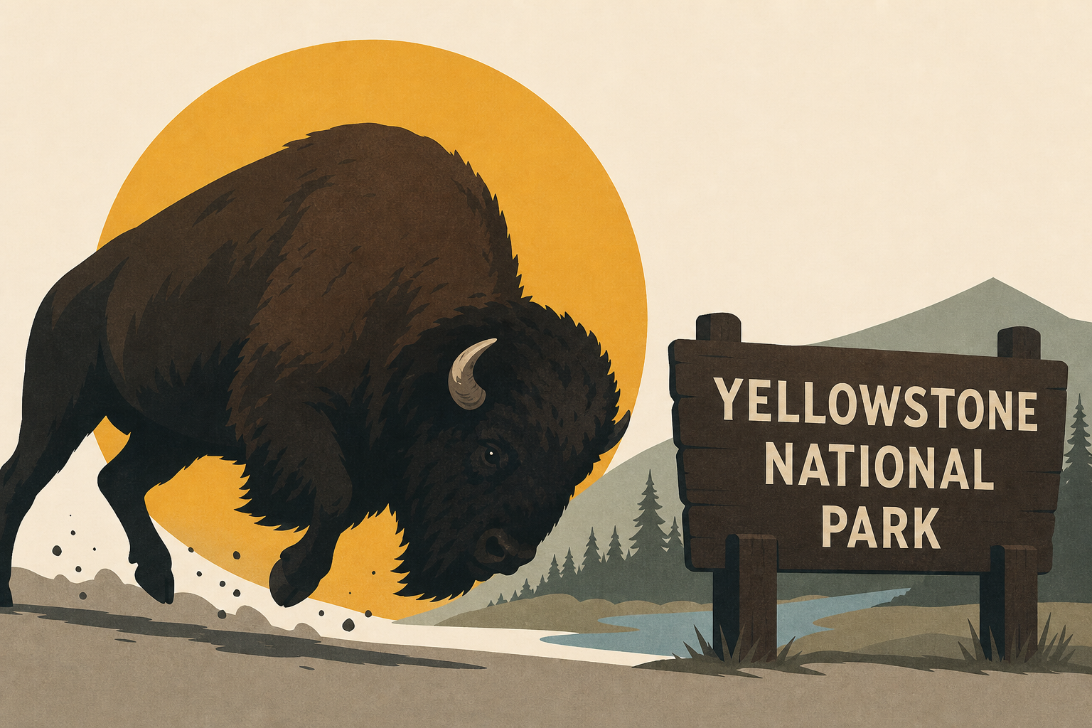 Grandfather attacked by bison at Yellowstone National Park recalls terrifying encounter: "He could have gored me"