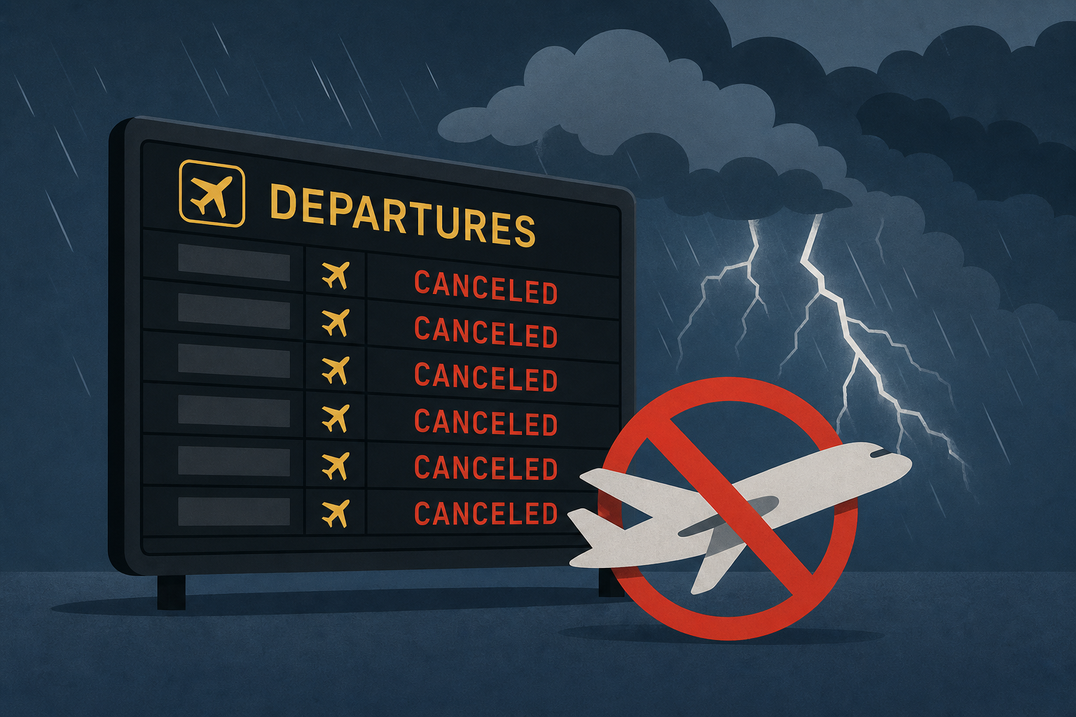 Over 2,000 flights canceled as severe storms hit Northeast