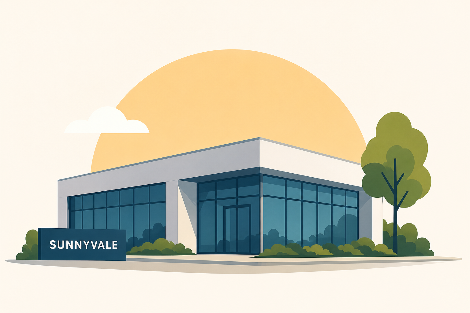 foot office building in Sunnyvale