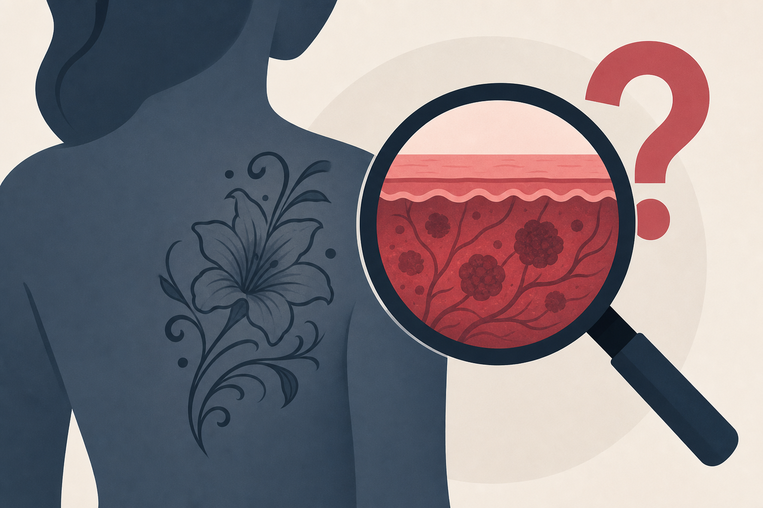 Woman Wonders Why Tattoo Hurt So Much, Scan Reveals Shocking Truth