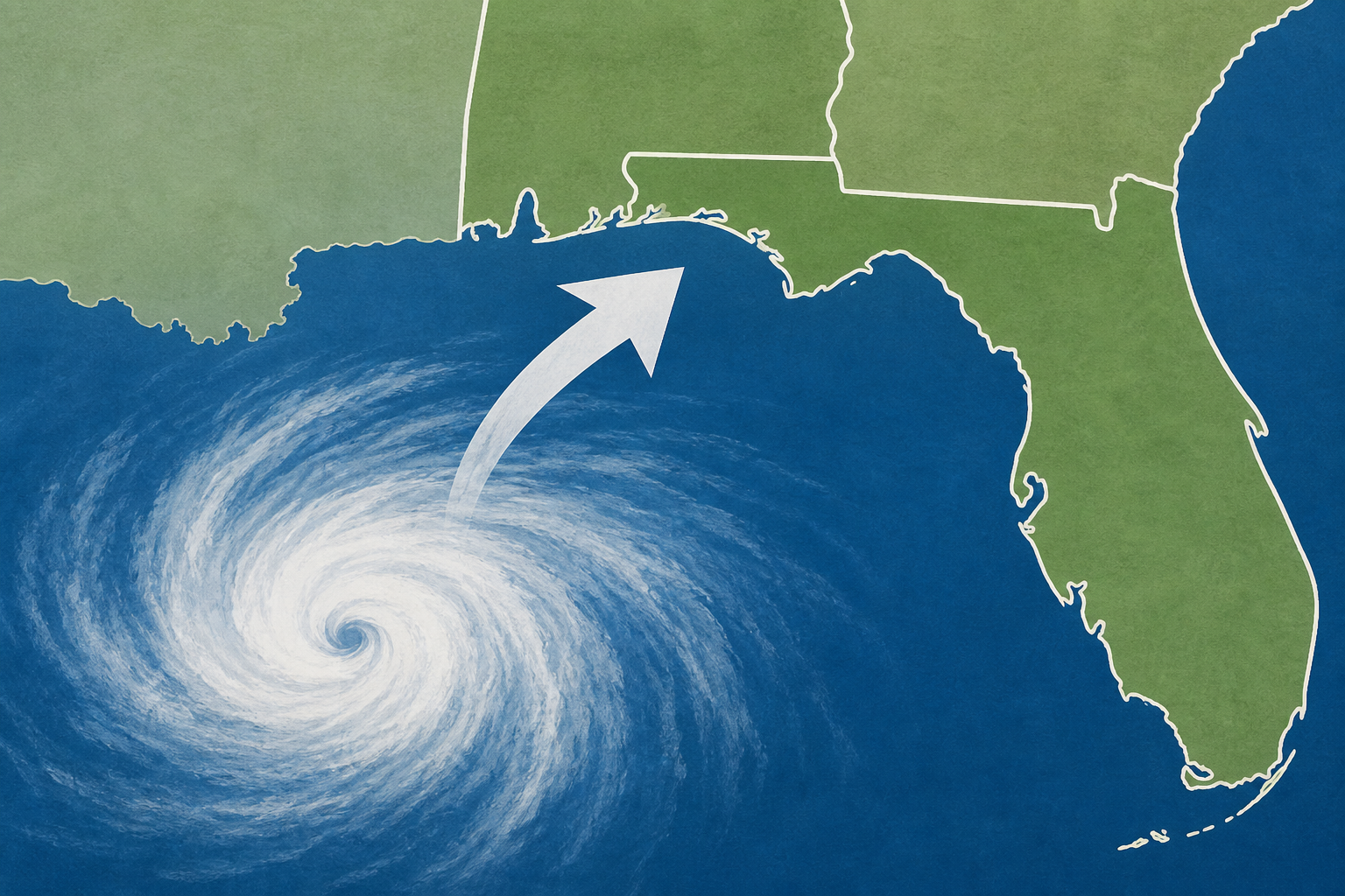 Tropical Storm Bertha moves toward Florida Panhandle and Alabama