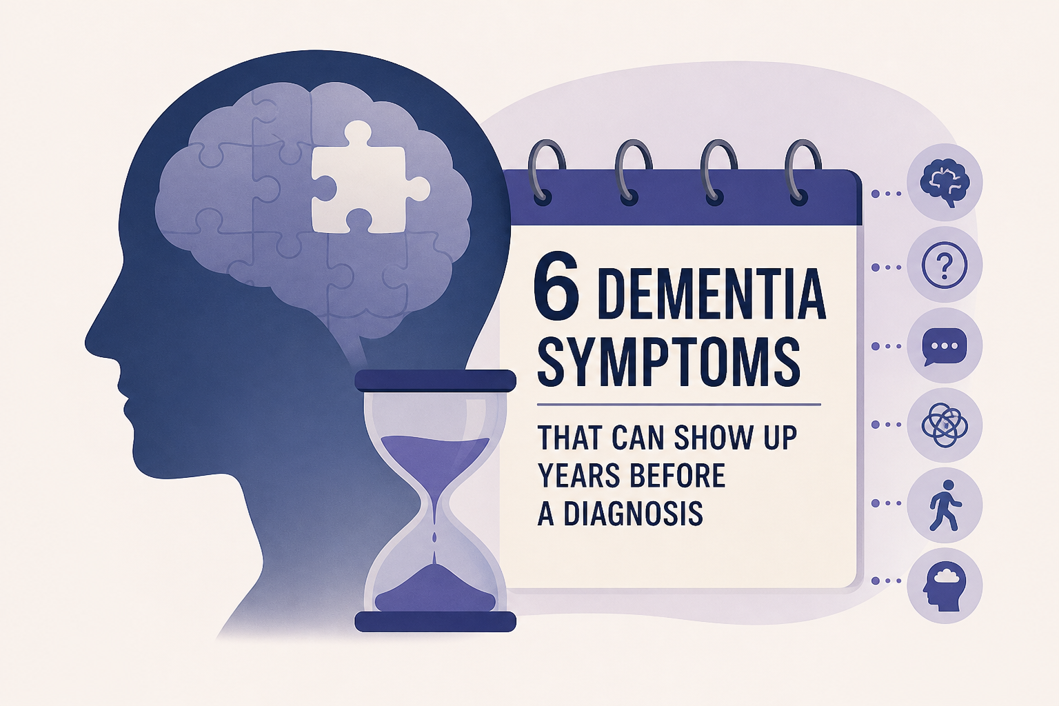 6 dementia symptoms that can show up years before a diagnosis