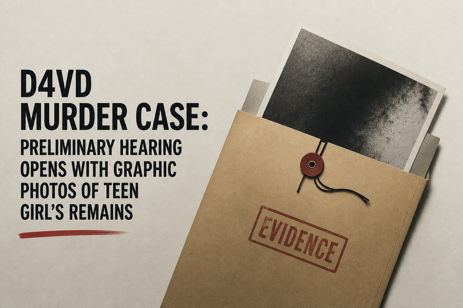 D4vd murder case: Preliminary hearing opens with graphic photos of teen girl's remains