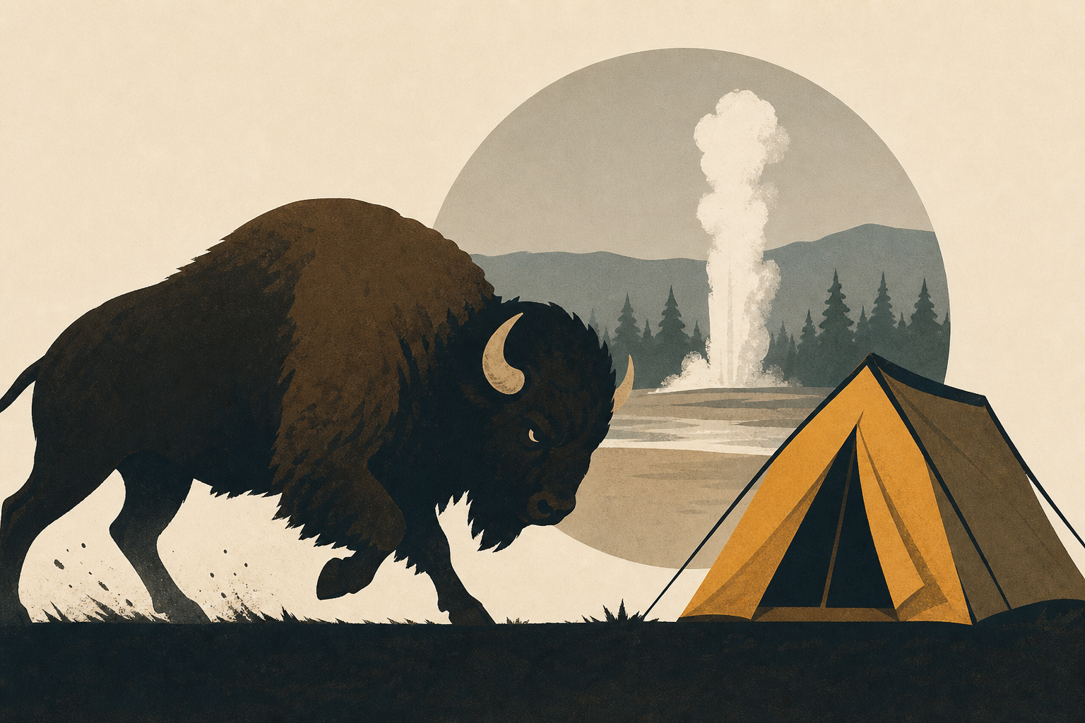 Bison attack in Yellowstone: Grandfather survives campground encounter