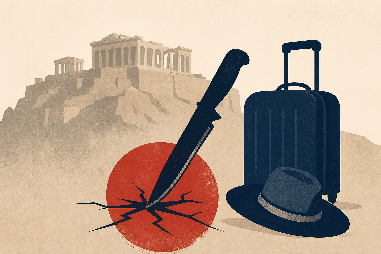 Knife attack near Athens Acropolis injures American tourist couple