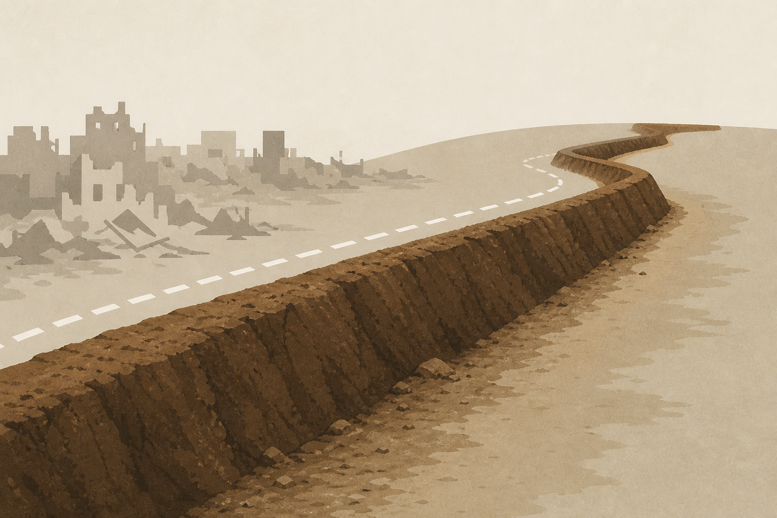 Photos show Israel building miles-long earthen barrier inside area it holds in Gaza