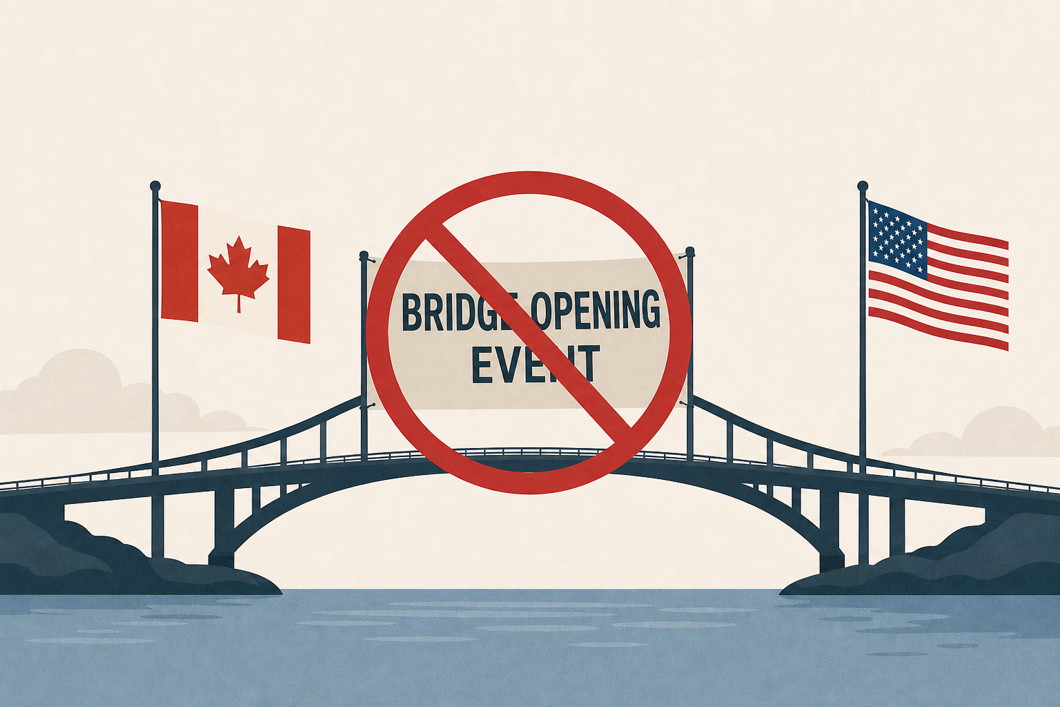 Canada cancels joint US bridge-opening event after Trump's tariffs