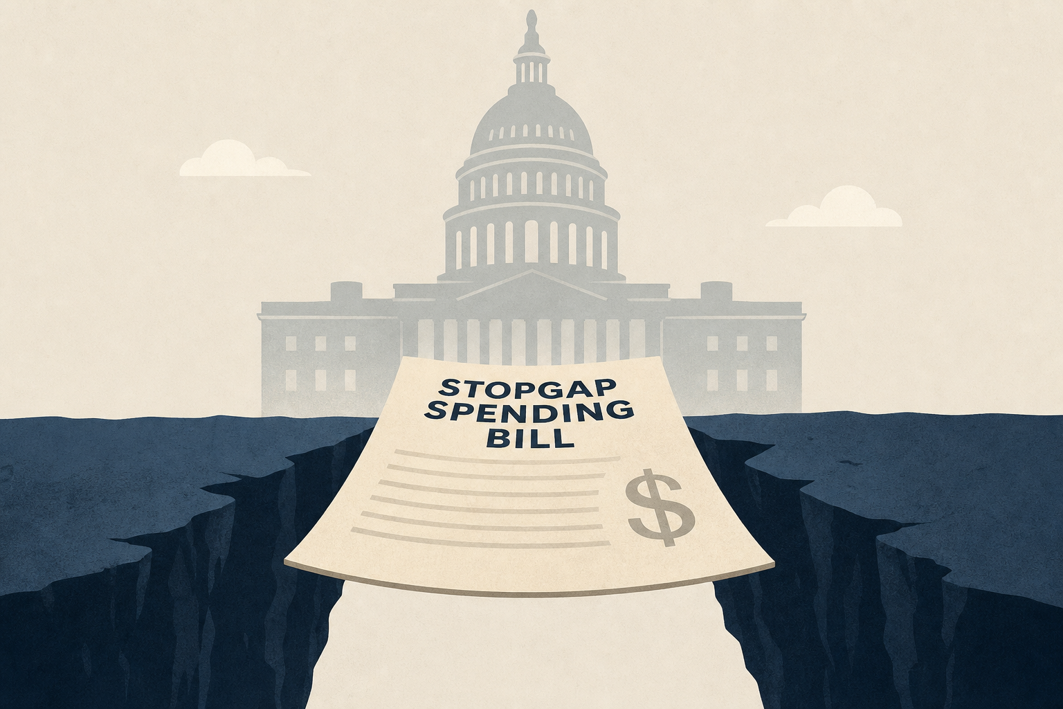 House Narrowly Passes Stopgap Spending Bill, but Shutdown Fight Looms