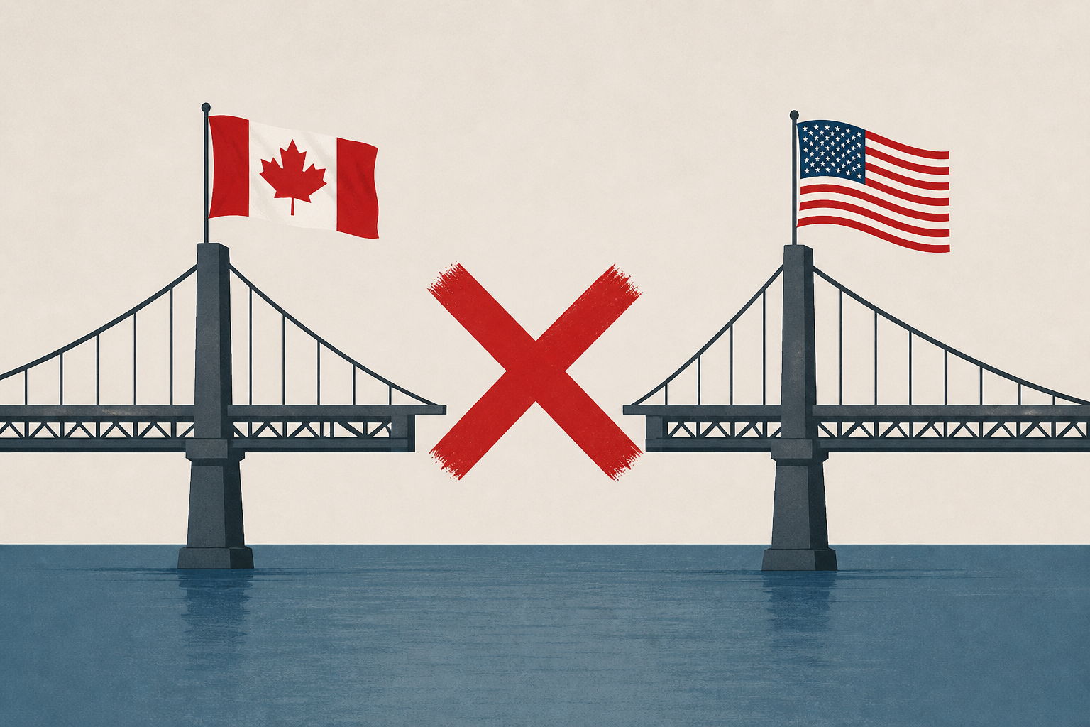 Canada cancels joint bridge-opening celebration with US amid trade tensions