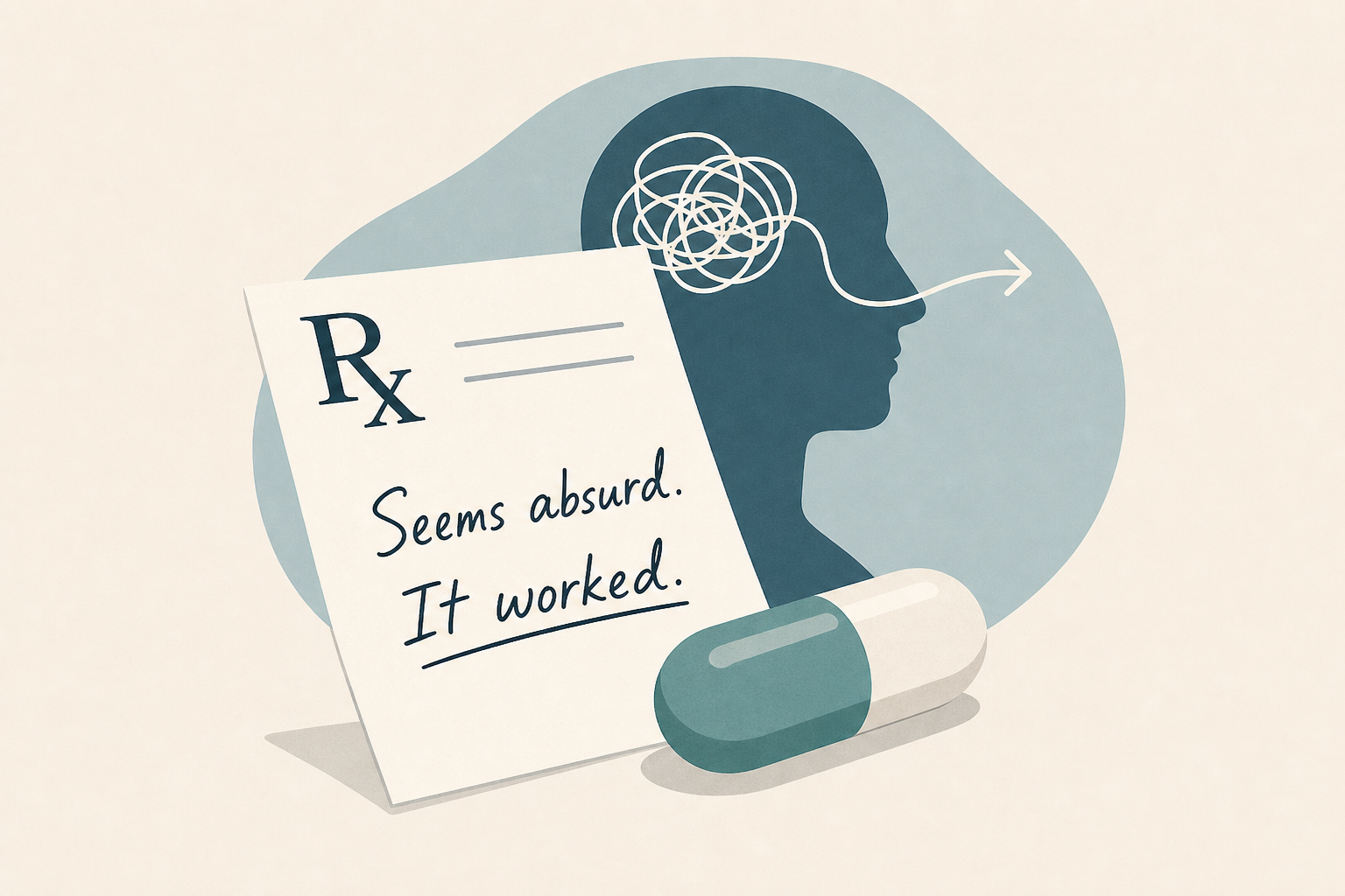 His doctor’s prescription for his unbearable pain seemed absurd. It worked.