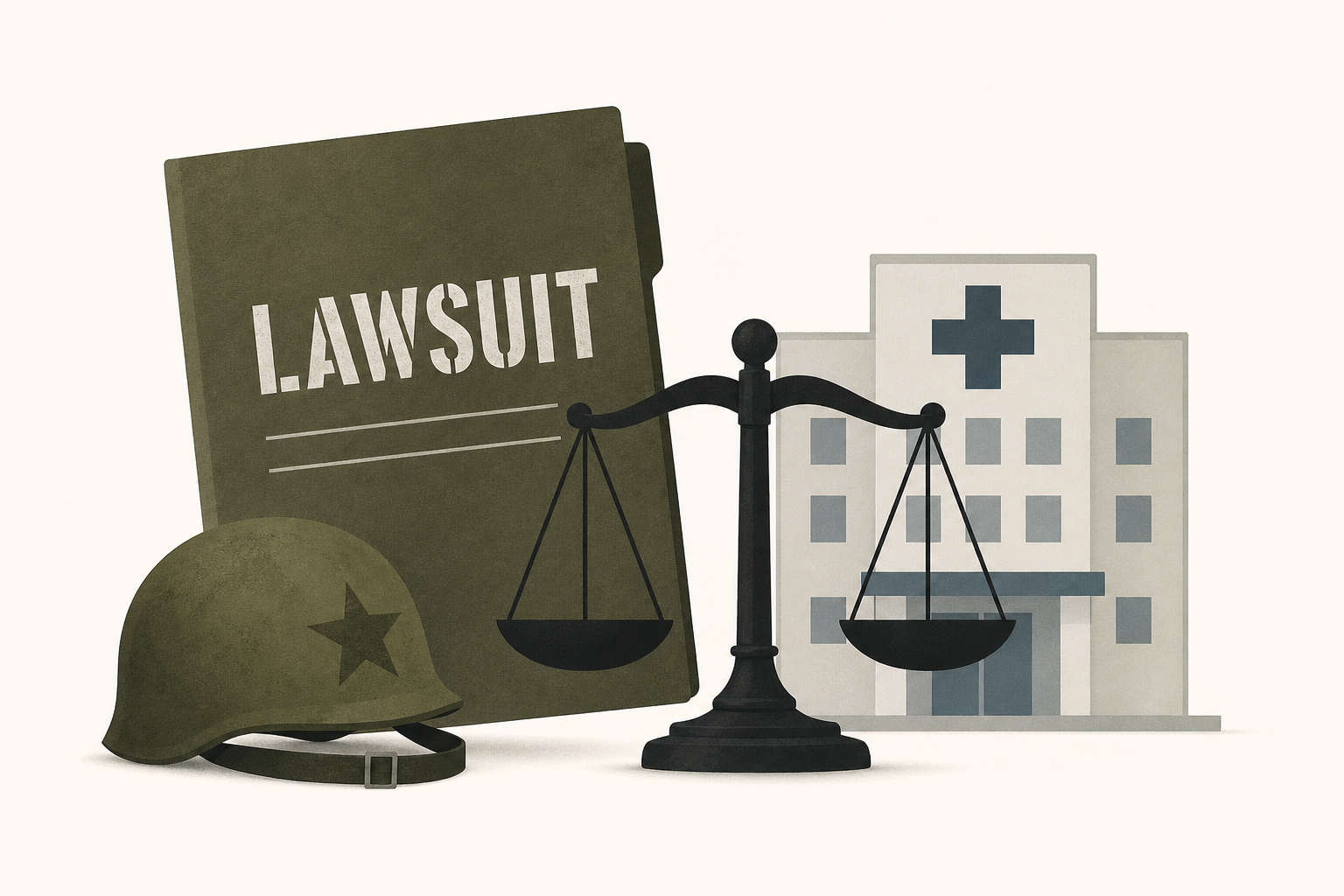Army veteran sues after hospitalization