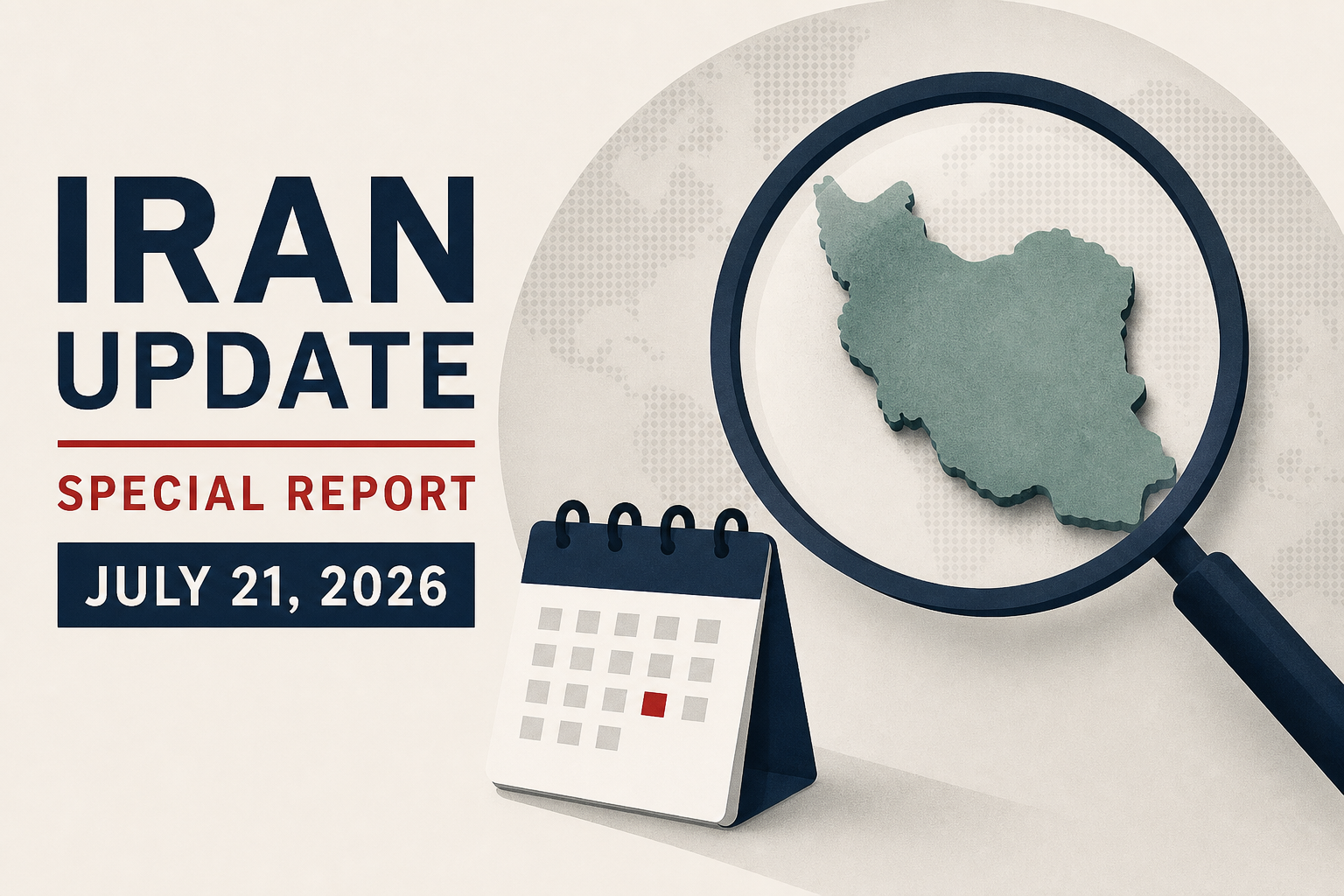 Iran Update Special Report, July 21, 2026