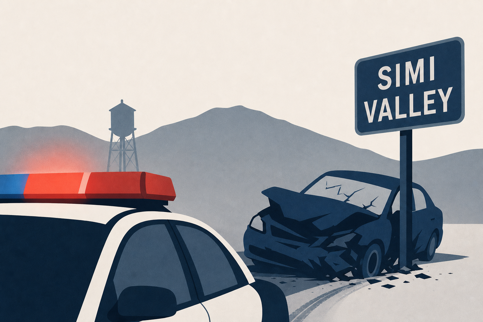 Domestic violence suspect shot and killed by police after chase ends with crash in Simi Valley