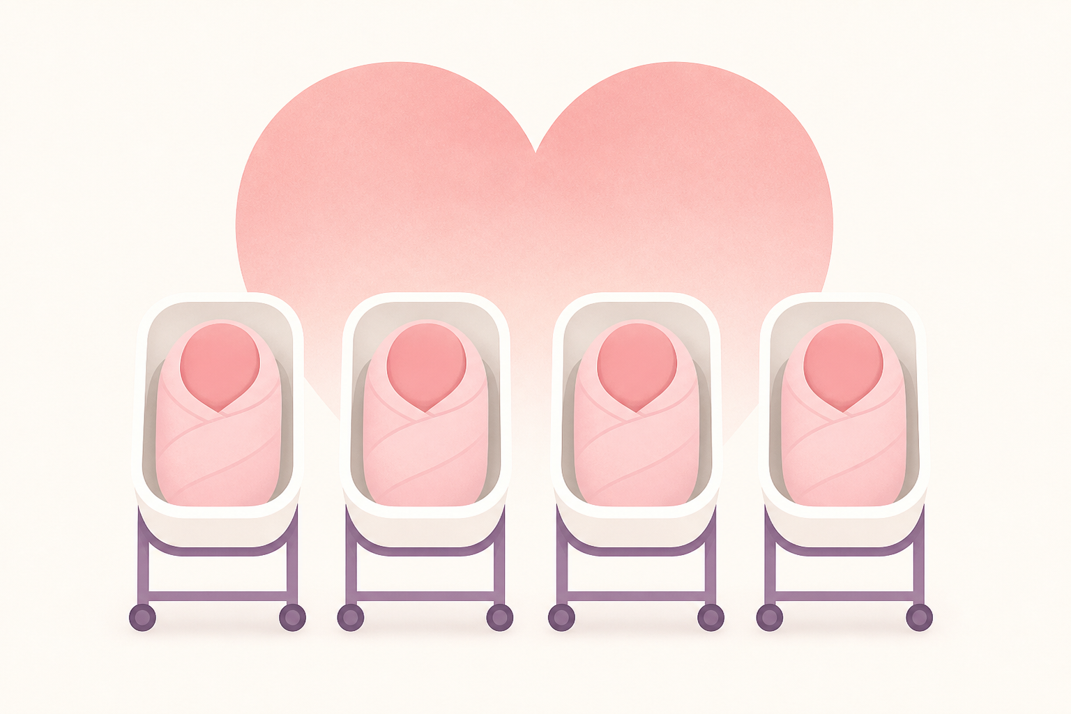 Australian woman gives birth to rare identical quadruplet daughters