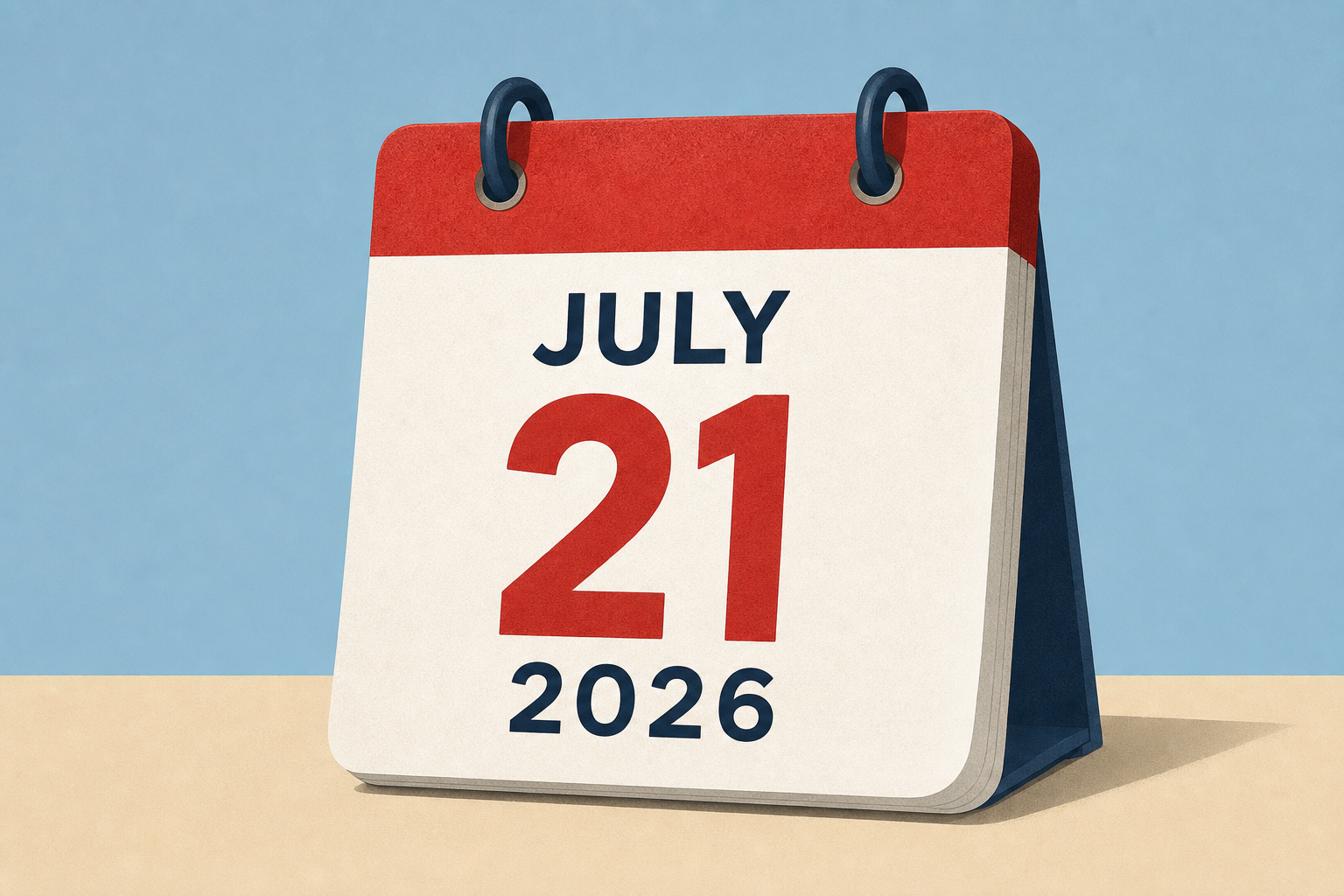 July 21, 2026